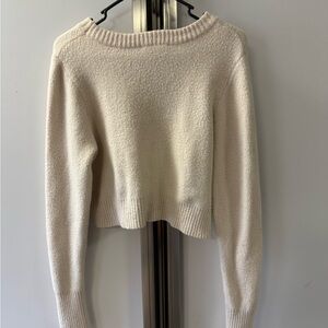 Altar'd State Cream Crew Neck Sweater